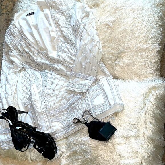 Alexander Wang Chasity Mini Leather & Fur Clutch - Picture 2 of 6